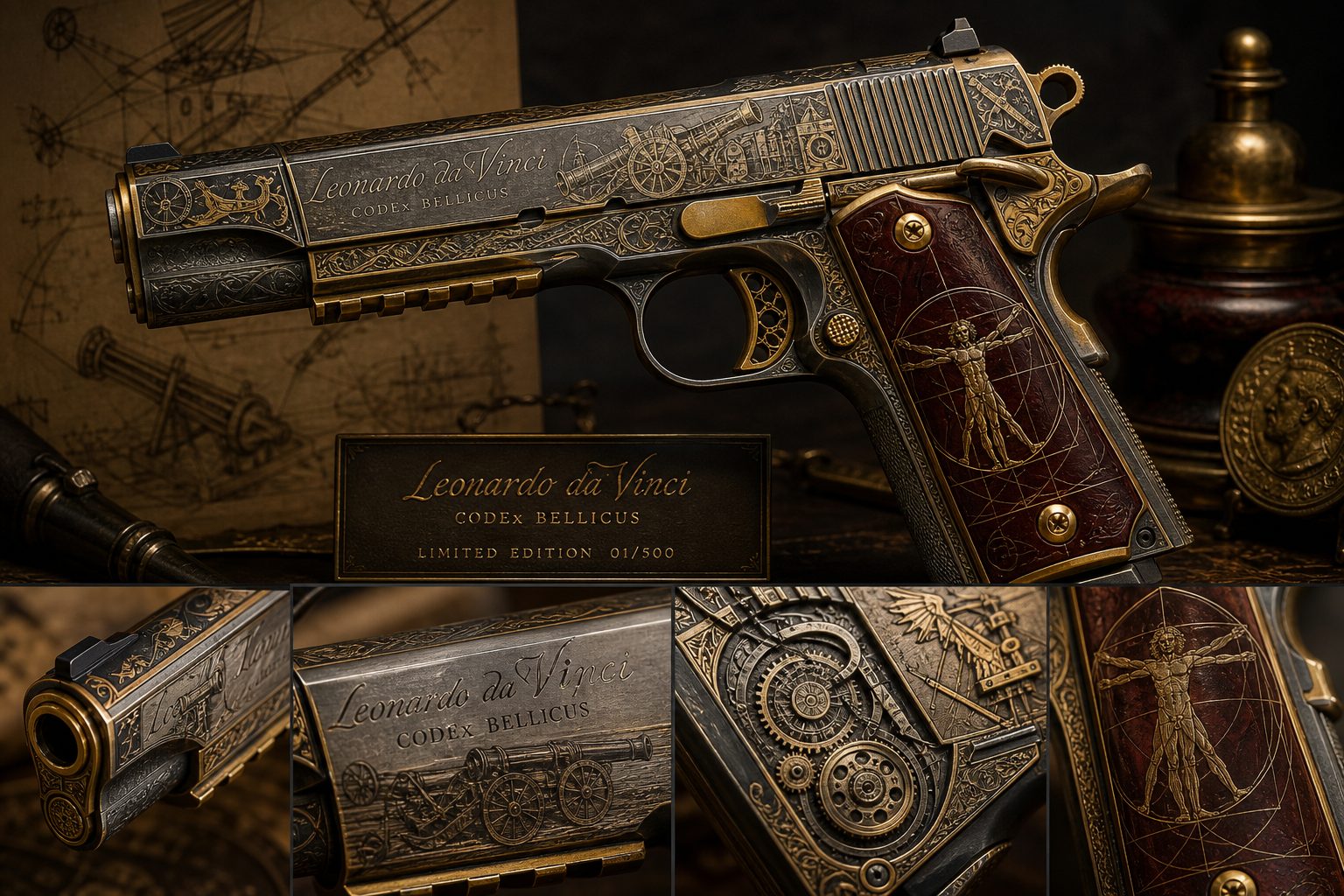 Léonard — pistolet Codex Bellicus