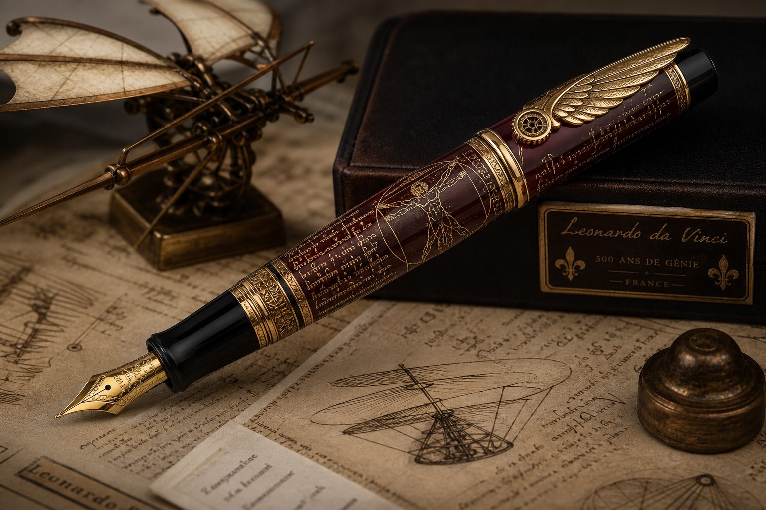 Léonard — le stylo